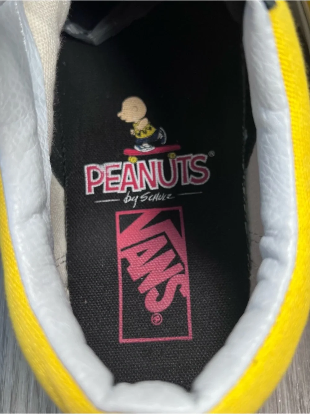Vans x Peanuts Old Skool Charlie Brown Limited Edition Shoes Mens 13 Good Grief - Picture 8 of 9